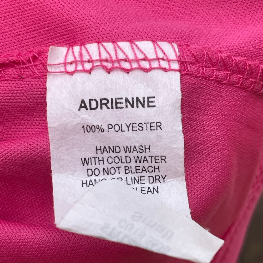 Adrienne Pink Ruffled Dress Size S - Picture 8 of 10